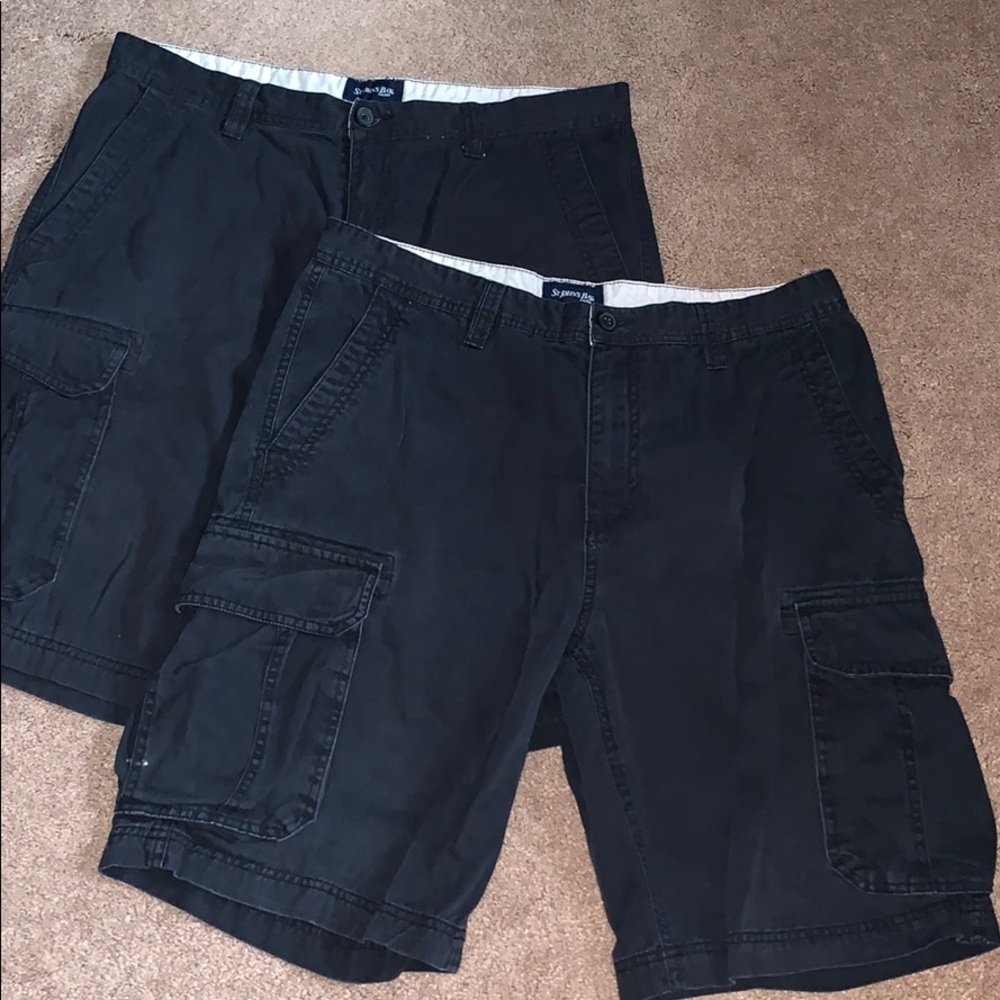 St. John’s Bay cargo shorts, 2 pair